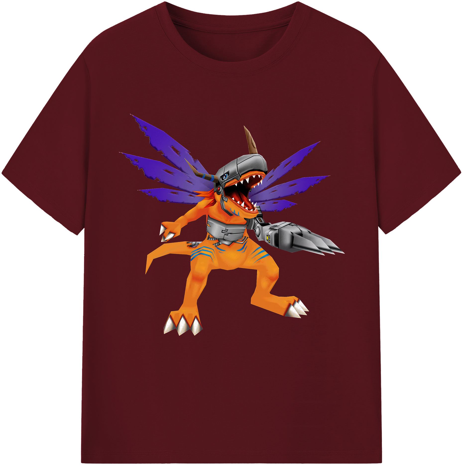 （画像用） Digimon デジタルモンスター/デジモン 綿100％半袖Tシャツ（フロントプリント）